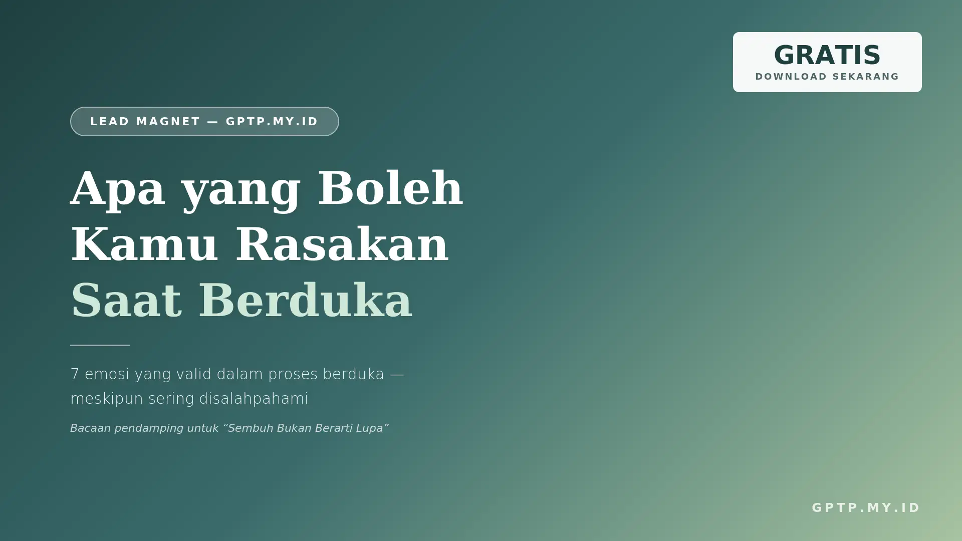Apa yang Boleh Kamu Rasakan Saat Berduka